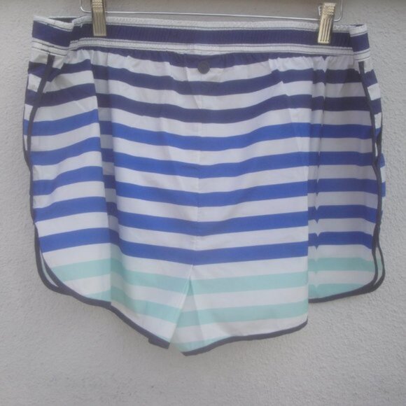 Hunter Target Women's Size 1X Drawstring Athletic Nylon Shorts Navy Blue - Picture 2 of 5